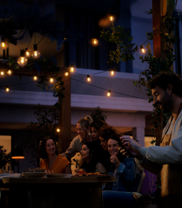 Koselig stemning ute med våre utelamper